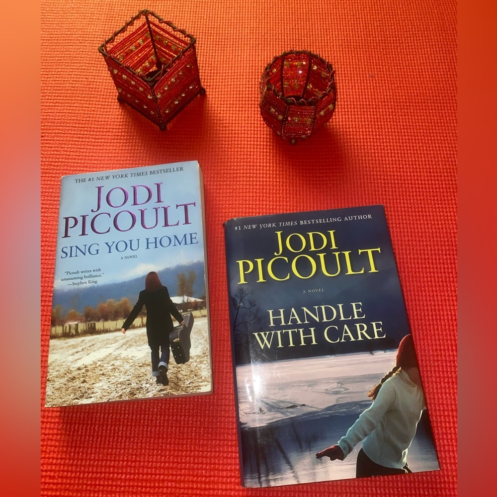 Jodi Picoult paperback &Hardcover Book Set: Handle with Care & Sing You Home